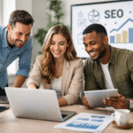 Team collaboration in office