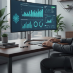 Professional analyzing SEO